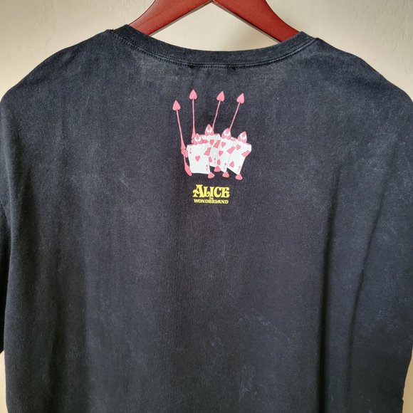 Zara x Disney Alice in Wonderland Mineral Wash Graphic Tee Shirt - Picture 10 of 13